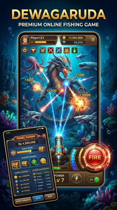 Galeri pratinjau visual dewagaruda build APK resmi terbaru